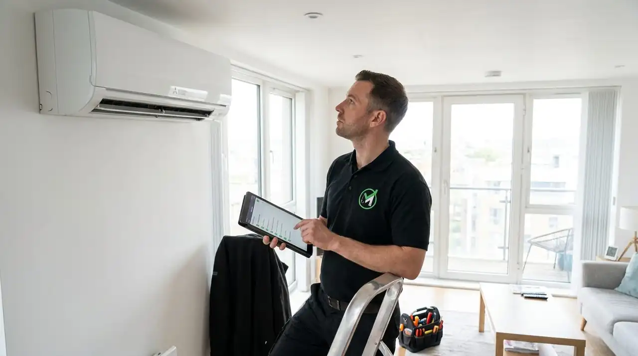 HVAC system inspection by Mainteniq engineers